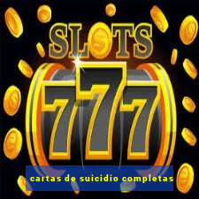 cartas de suicidio completas